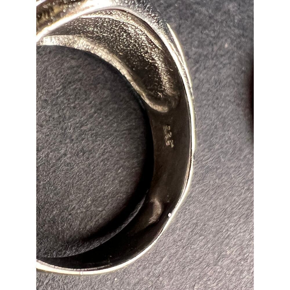 Vintage sterling silver ring size 8 - Picture 10 of 13